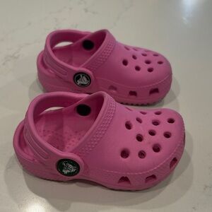 Baby Girl Crocs Size 4